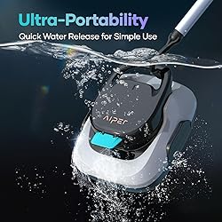 AIPER Cordless Robotic Pool Cleaner, Lasts 1.5