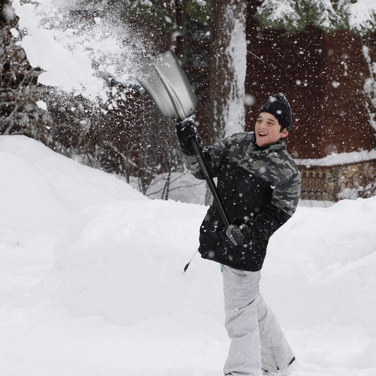 Navaris Collapsible Camping Shovel Portable Lightweight Aluminium