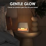 SALKING 2-in-1 Ultrasonic Diffuser Himalayan Salt Lamp 150ml White view 5