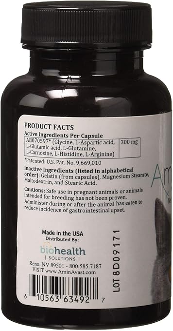Aminavast Kidney Support For Cats And Dogs 300mg Promotes And Supports Natural Kidney Function Promotes Health And Vitality Easy To Use 60 Sprinkle Capsules Amazon De Pet Supplies