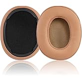 Replacement Ear Pads for Skullcandy Crusher Wireless/Evo/Hesh ANC/EVO/Crusher ANC, Headphones Ear Cushions Covers for Skullcandy Venue Wireless ANC Headset Accessories Ear Cups Repair Parts (Khaki)