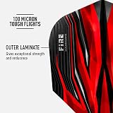 Harrows Fire Dart Flights 5 Sets 15 Flights 100 Micron Premium UK Made view 3
