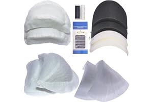 GELMAY Sewing Shoulder Pads, 5Pair 1.8-4.0CM Thickened Foam Sponge Cotton Clothing Supplies Enhancer Push-Up Set-in Covered
