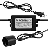 100-120V 55W Electronic Ballast for 55W 12 GPM Ultraviolet UV Light Water | With Four Prong Connection to Lamp and Green/Red Indicator Light