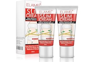 sefudun 2 Pack Hot Cream, Slimming Fat Burning Cream for Belly, Waist, & Buttocks. That Burns Moisturizing Firming - Goodbye Cellulite Women/Men Weight Loss, 60.0 milliliters