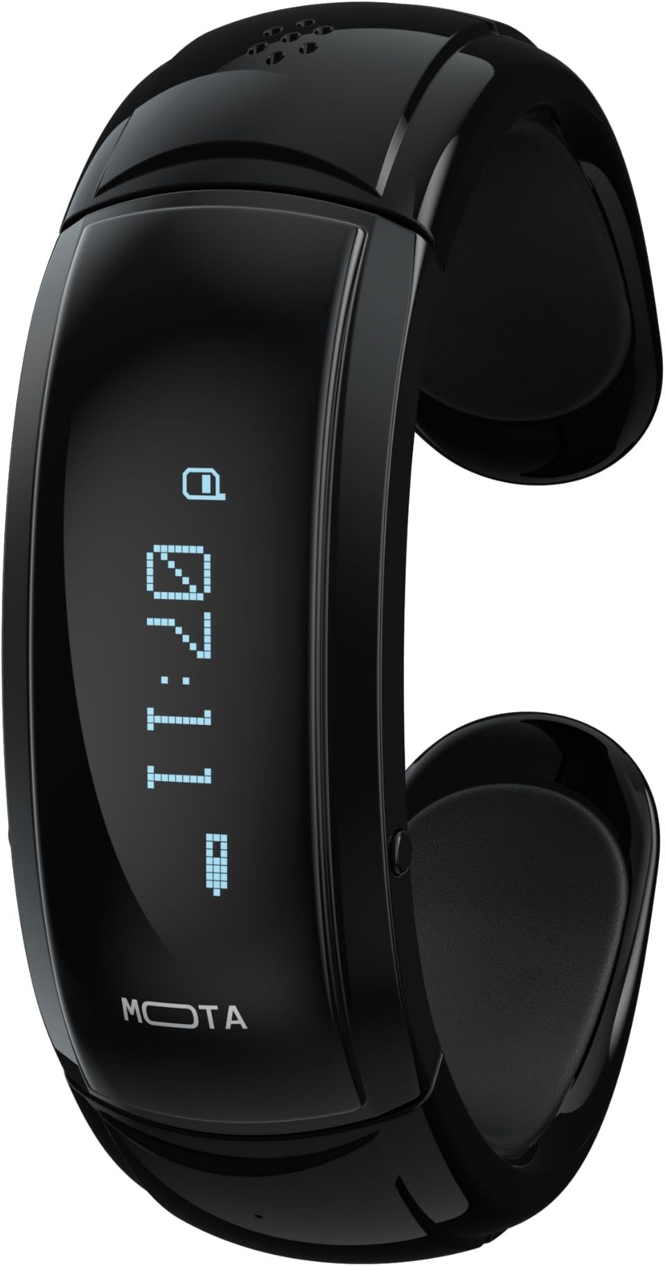 TAMO Smartwatch for iPhone and Android phone with Bluetooth Wireless Watch Sync (Anti-Lost Alarm) - BLACK - Other Bluetooth - Retail Packaging - Black
