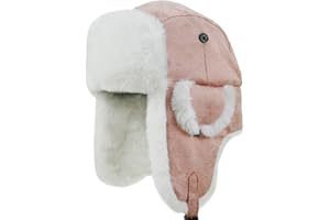 NORTH CLIFF Unisex Winter Trapper Hat Cold Proof Keep Warm Hat with Ear Flaps