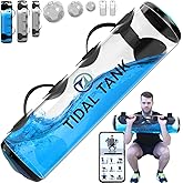 Tidal Tank Tube - The Original Aqua Bag - Water Weight Bag up to 79 lbs - Adjustable Workout Sand Bags Weights Alternative - Portable Sandbag Fitness Equipment Set, Home Exercise Gym - Including App