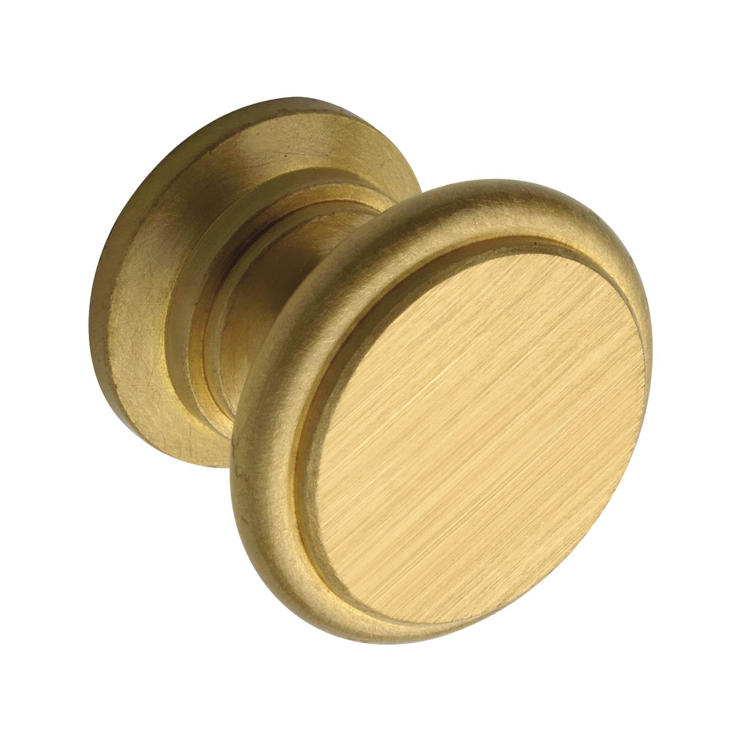 PORRO Furniture Knob Diameter 32 mm Depth 24 mm Matt Brass