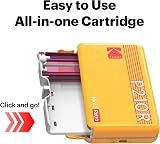Kodak Mini 2 Retro 4Pass Portable Photo Printer 2.1 x 3.4 inches Black view 4