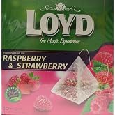 LOYD Raspberry &amp; Strawberry Flavoured Fruit Tea, 50 Tea Bags (50 Tea Bags)