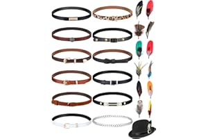 Breathffy 24 Pcs Hat Bands Decorative Feathers for Cowboy Panama Western Costume Headwear Women Men