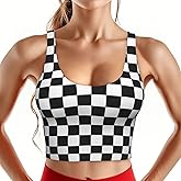 Dujiea Women's Sports Bra with Removable Padding High-Impact Sports Vest, Tank Top for Yoga, Gym, Running