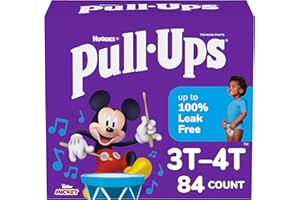 Pull-Ups Boys' Potty Training Pants, Size 3T-4T Training Underwear (32-40 lbs), 84 Count