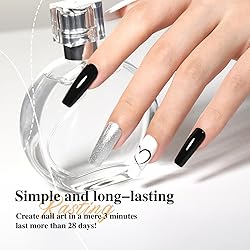 SHOYUM 2 Pcs 15ml No Wipe Gel Top Coat and Base