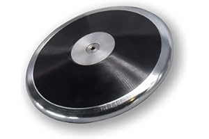 TRAIL CREEK TC Black Galaxy Track and Field Discus 1k - 1 kg Discus - Girls 1k High School Throwing Discus - 1k Discus Throw - Intermediate/Advanced Throwers Will Want to Check Out This High-Flyer!!