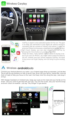 ASURE 10.1\" Car Stereo Radio GPS Navigation Unit For Honda Accord 2013 2017 Low End Version 8core 4g 64g Android System Wireless Carplay Android Auto Dsp