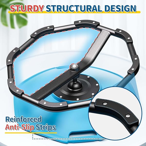 KIDBLOOM SPINNING CHAIR FOR AUTISTIC KIDS, UPGRADE HANDLE SENSORY CHAIR, AUTISM & ADHD CHAIR, KID’S FURNITURE, AUTISM SENSORY PRODUCTS FOR KIDS
