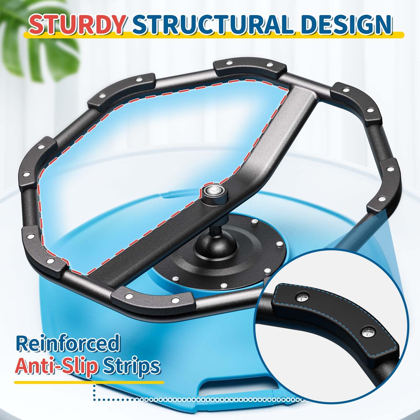 KidBloom Spinning Chair for Autistic Kids, Upgrade Handle Sensory Chair, Autism & ADHD Chair, Kid's Furniture, Autism Sensory Products for Kids