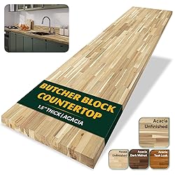 Howizz Acacia Butcher Block Countertop 36 x 25 x