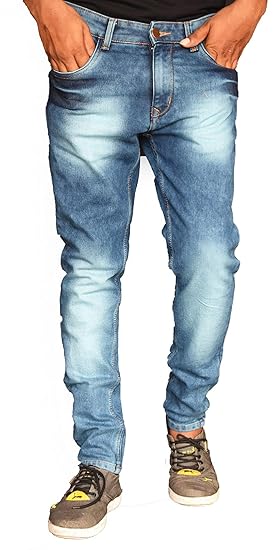 blue faded jeans mens