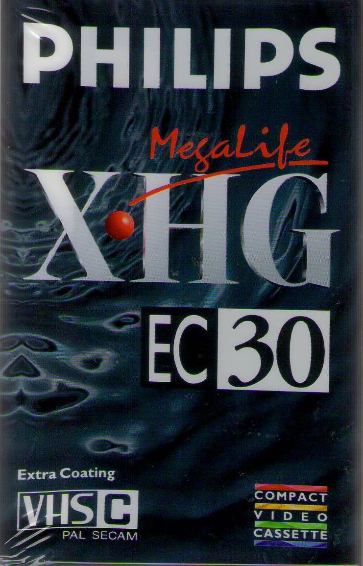 Philips MegaLife X-HG (Extra High Grade) 30 min Video Cassette