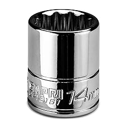 Capri Tools 14 mm Shallow Socket, 1/4