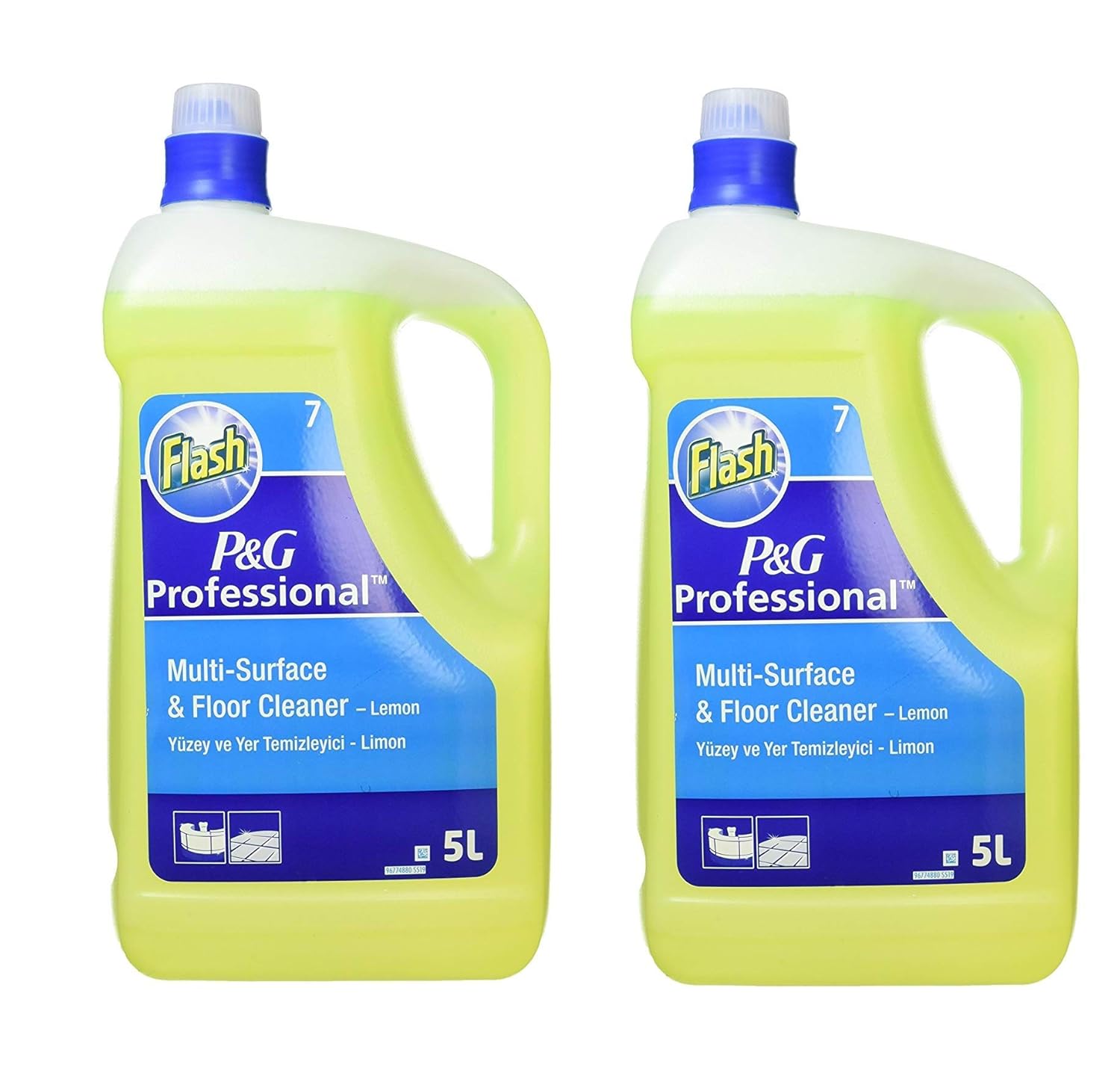 Flash 845234 All Purpose Cleaner for Washable Surfaces 5 litres Lemon
