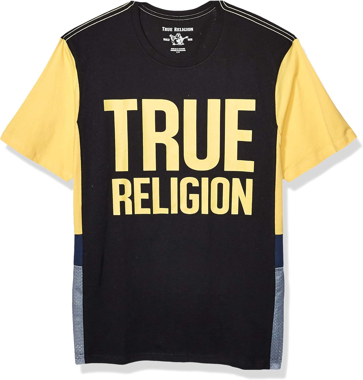yellow true religion shirt