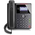 Poly Edge B30 IP Desk Phone, PoE (Polycom) - Open SIP - Connect to 16 Lines - Power Over Ethernet - Acoustic Fence Technology - RJ9 and 3.5mm Headset Ports - Illuminated Keys Where You Need Them