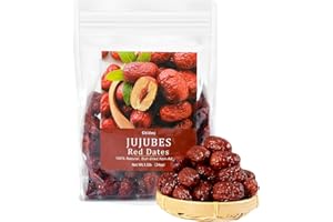 GHLDMJ Premium Jujube Dates，Red Dates Organic1.5Lb(680g),Selected 100% Natural Dried Dates,Perfect for Snacking,Brewing Tea,dessert, Baking,cooking,etc.Rich in vitamins,Improve sleep, Health Snack