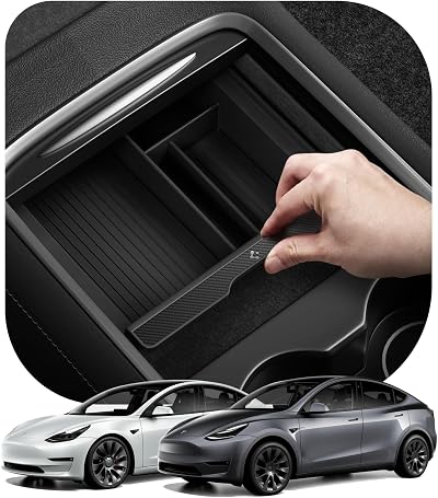 Spigen Center Console Tray for Tesla Model 3 2021-2023 and Model Y 2024