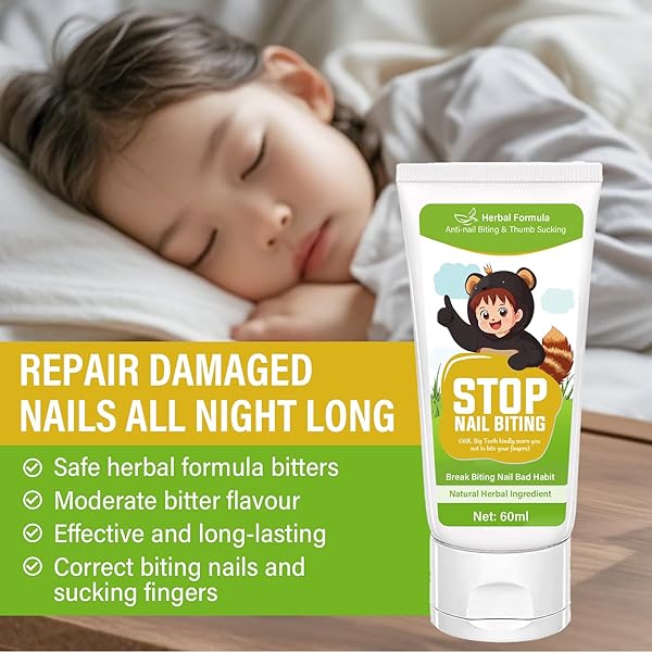 NAIL BITING TREATMENT FOR KIDS, NAIL BITING PREVENTION FOR KIDS & ADULTS, 100% NATURAL PLANTS