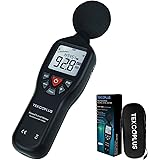 Digital Sound meter decibel with Tripod Mount Back-light Display High Accuracy Measuring 30dB-130dB with Large LCD Screen Compact Instrument
