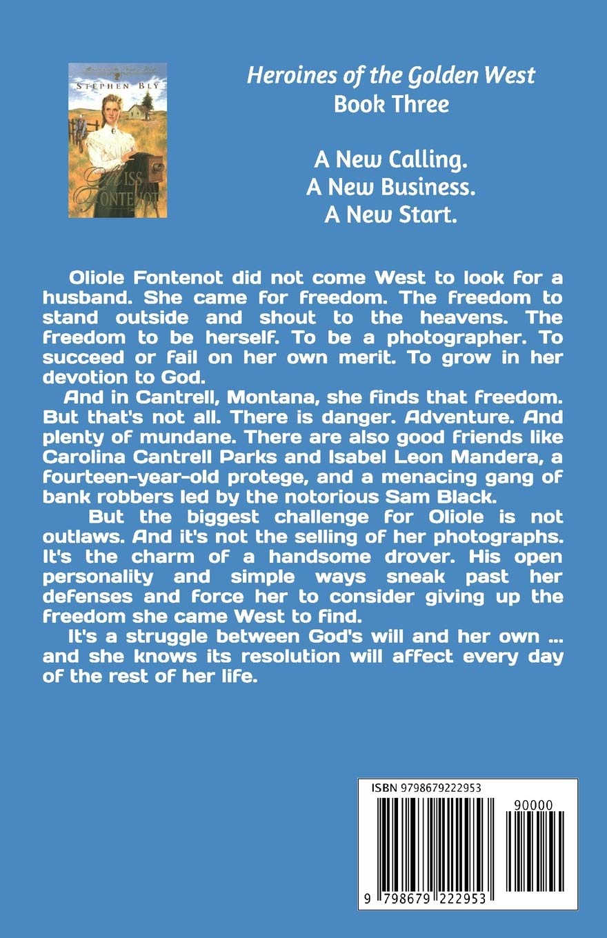 Miss Fontenot Heroines Of The Golden West Bly Stephen 9798679222953 Amazon Com Books