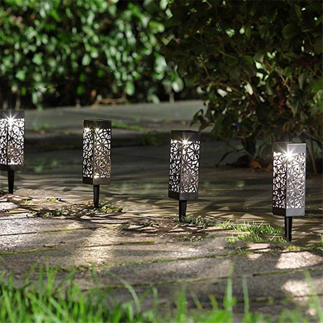 bommon Hohl Solar Lawn Lights Outdoor wasserdichte LED Einbauleuchte für Yard Path Path Lights