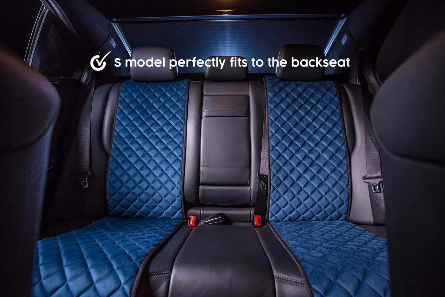 Amazon Cantra Sモデル フロントカーシートカバー カーシートプロテクター プレミアム品質 100 手作り 90 の車 トラック Suv ミニバンに対応 2枚 ブルー 4 シートカバー 車 バイク