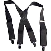 Holdup 2" Wide Outdoorsman Series Suspendewrs for Men with Patented "No-Slip" Metal Clips