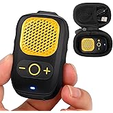 ShellHome Wearable Bluetooth Speaker, 30H Working Time Clip-On Wireless Jobsite Pro Water-Resistant Portable Speaker, Built-in Mic for Hands-Free Music and Calls (Yellow)