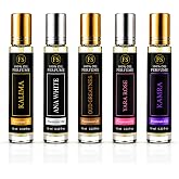 Arabian Perfume Oil 5 x 10ml Roll-On Fragrance Discovery 5 Signature Scents | Discover your new favorite scent - Long-Lasting Perfume Oils - Alcohol-Free, Travel-ready pocket size - Made in France