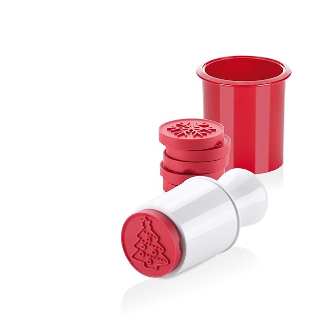 Tescoma 630114 Keks-Stempel Delicia, 6 Weihnachtsmotive