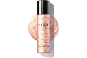 ICONIC LONDON Prep-Set-Glow | Hydrating + Setting + Glowing Spray, 3-in-1 Formula for a Dewy, Radiant Finish