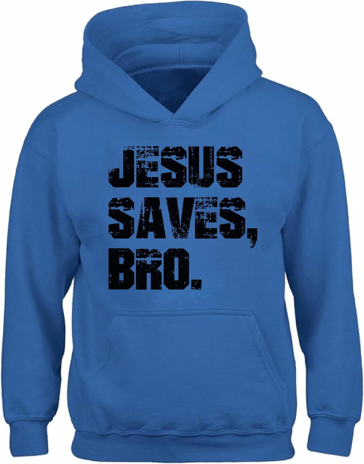 Vizor Unisex Jesus Saves Bro Hoodie Sweatshirt Christianity Religious