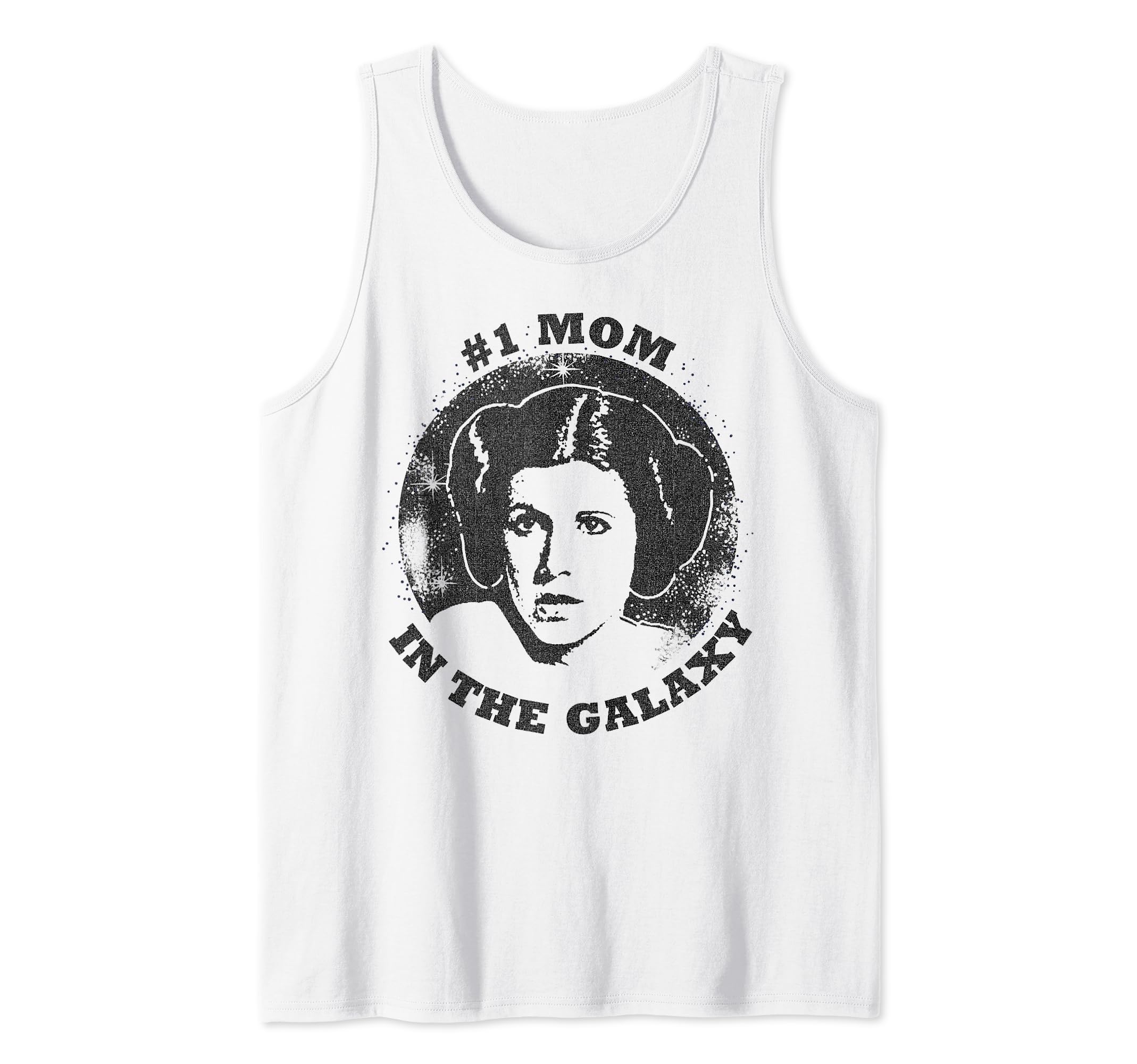 Star Wars Mother's Day Princess Leia #1 Mom In The Galaxy Tank Top