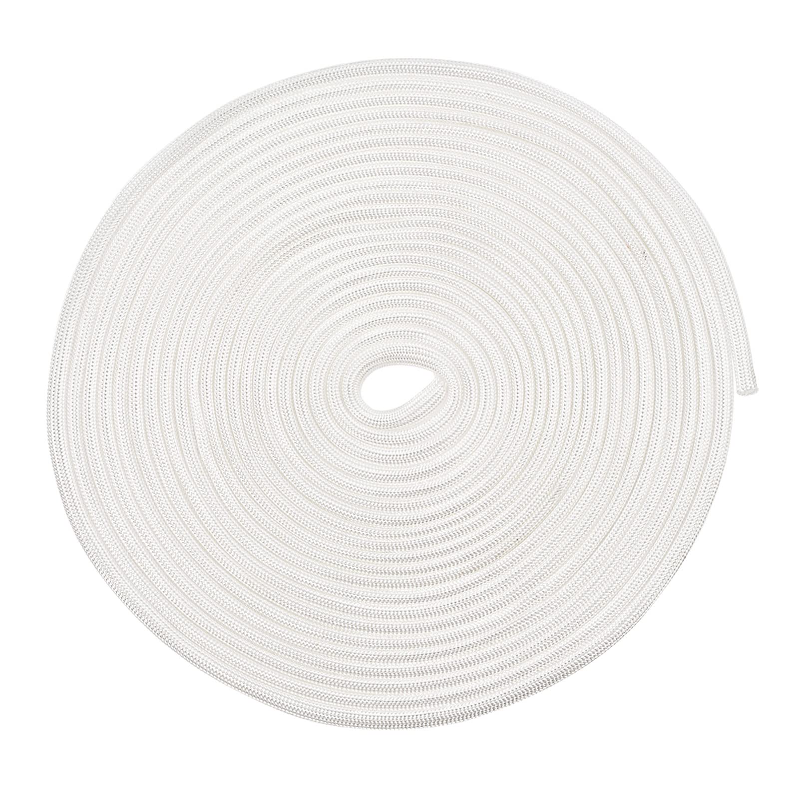 Rebower Fiberglass Sleeve Insulated Cable Protection Tube [for High-Temperature Applications] - 5M-3mm / White — image 1