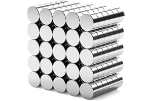 FINDMAG 150 Pcs Fridge Magnets, 6x3mm Rare Earth Refrigerator Magnets, Magnets for Whiteboard, Small Round Magnet for Crafts, Tiny Neodymium Magnets for Office, Classroom, Garage, Tools Oragniser