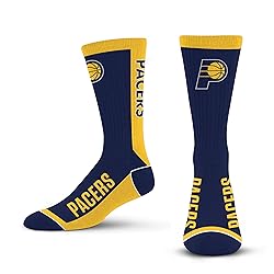 For Bare Feet NBA INDIANA PACERS MVP Crew Sock Team