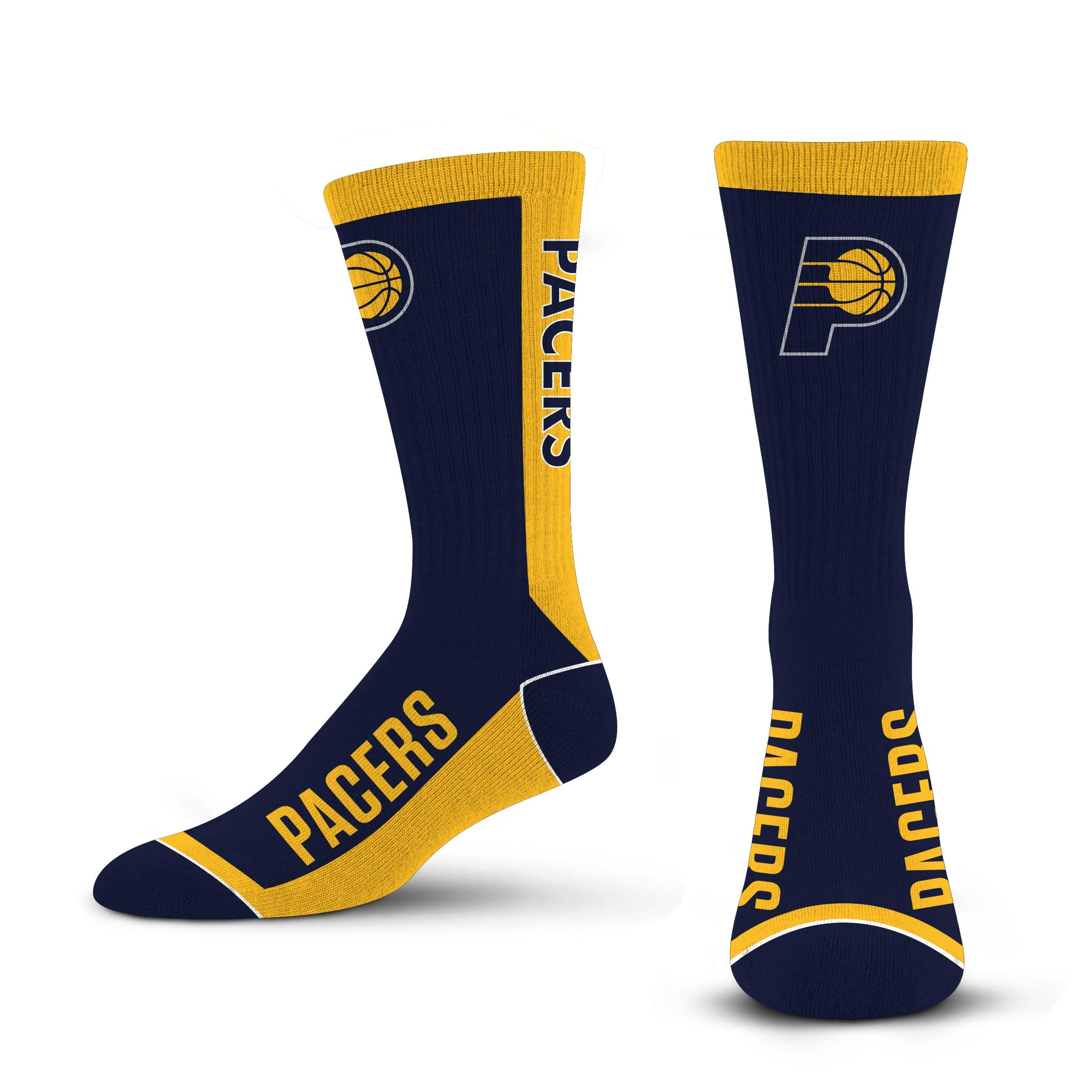 For Bare Feet NBA INDIANA PACERS MVP Crew Sock Team