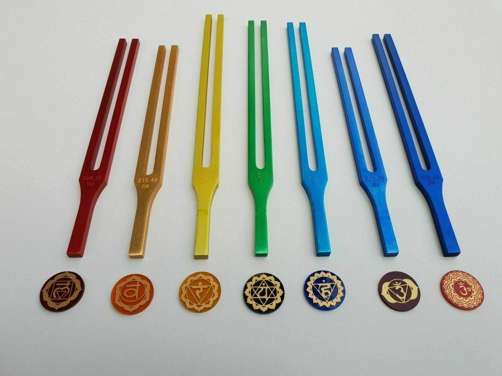 Ira Industry Chakra Tuning Fork with Colour Therapy