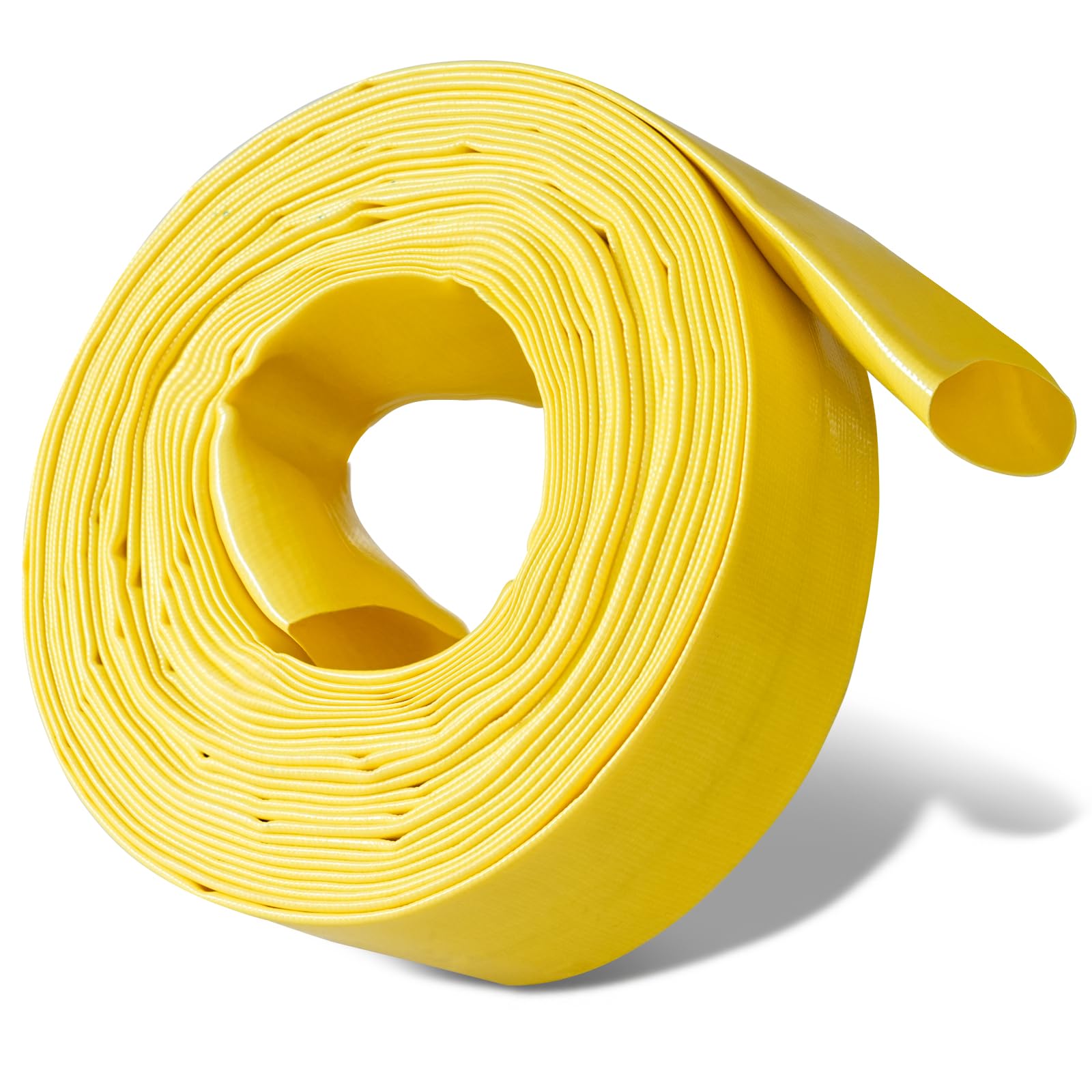 Photo 1 of 2" x 50 FT, Pool Backwash Hose Heavy-Duty Pool Drain Hose Sump Pump PVC Hose,Lay Flat Discharge Hose for Water Transfer